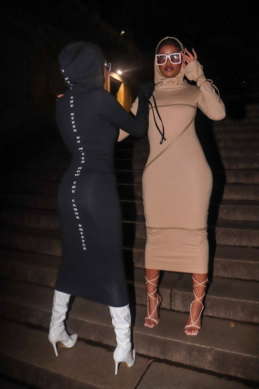 “SPADED” Hoodie Dress